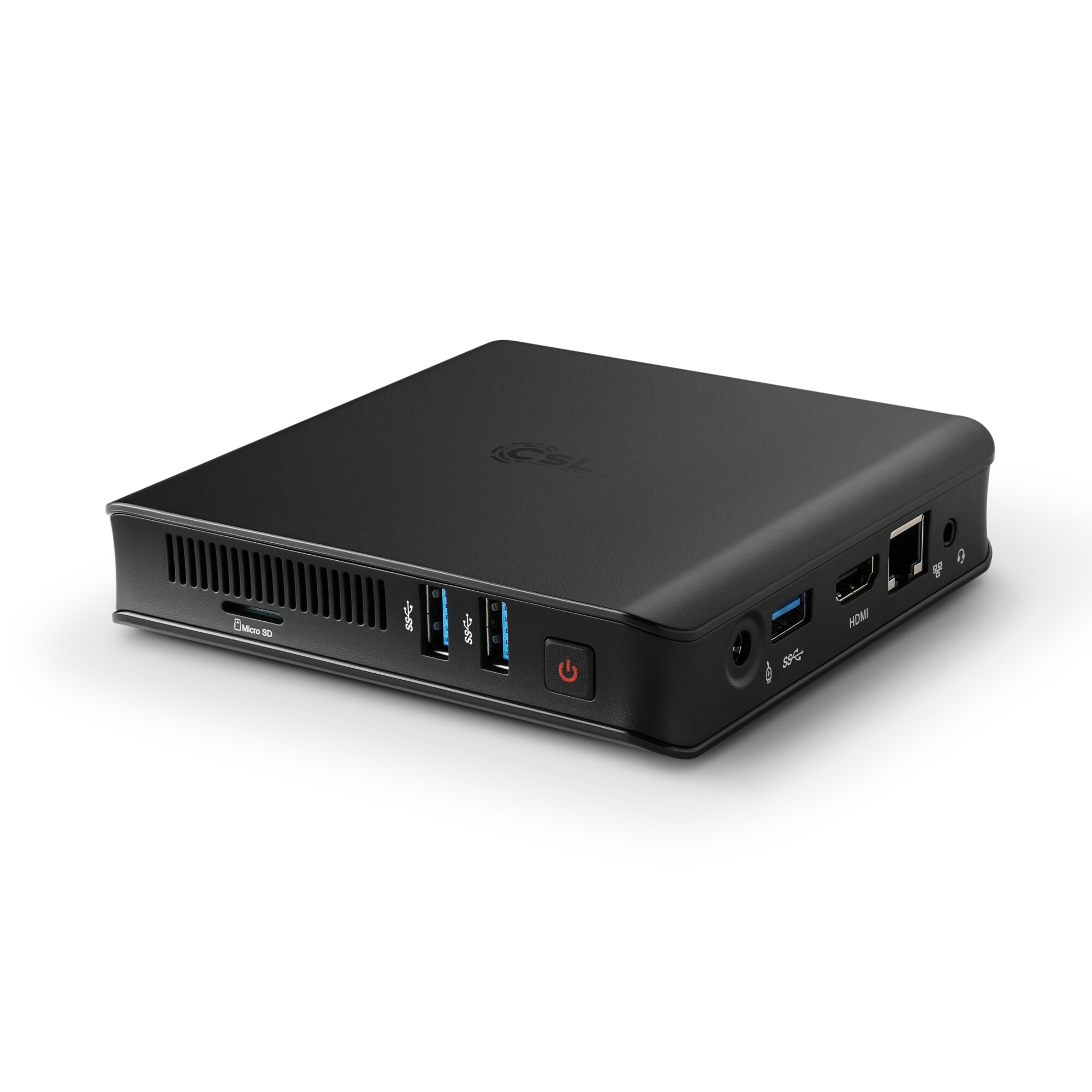 CSL Narrow Box Ultra HD Cyberport 4GB/128GB ++ Celeron Mini PC Compact v4 N4120 Win10 eMMC