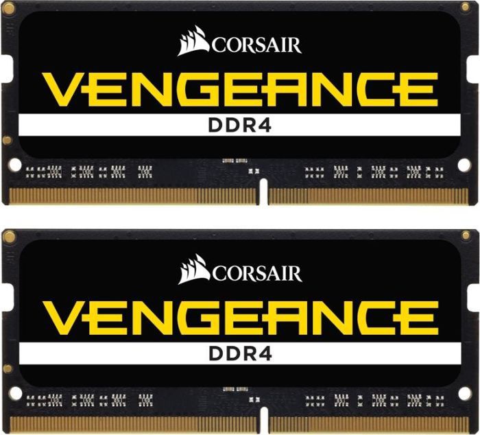 Corsair Vengeance SODIMM 16GB DDR4 2666MHz CL18 Speicher für Laptop/Notebooks Schwarz 2x8GB Unterstützung für Intel Core™ i5 und i7 Prozessoren der 6. Generation 