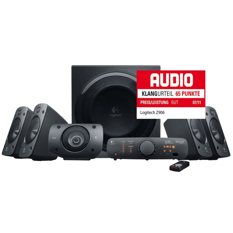 Logitech Z906 THX Digital Home Cinema 5.1 Surround Sound Speaker System