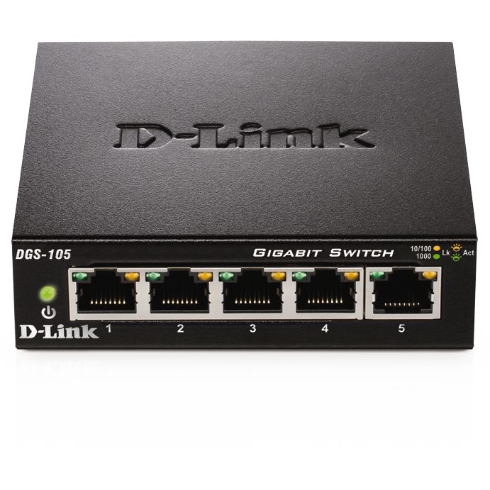 D-Link DGS-105 5x Gigabit Switch