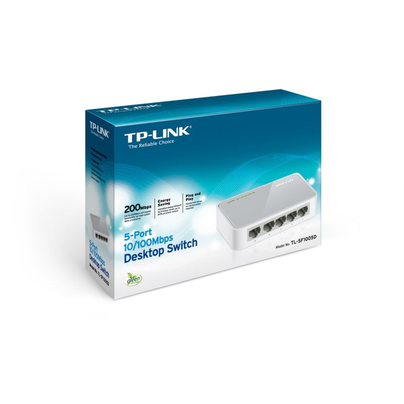 TP-Link TL-SF1005D 5x Port Desktop Switch