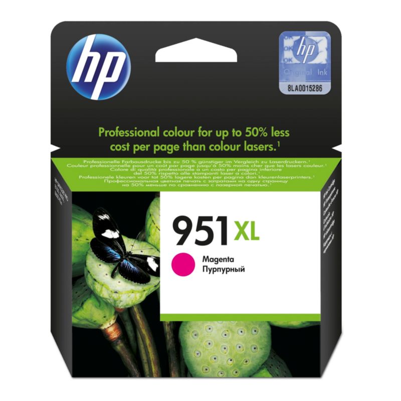 HP CN047AE original Druckerpatrone 951 XL magenta mit hoher Kapazität