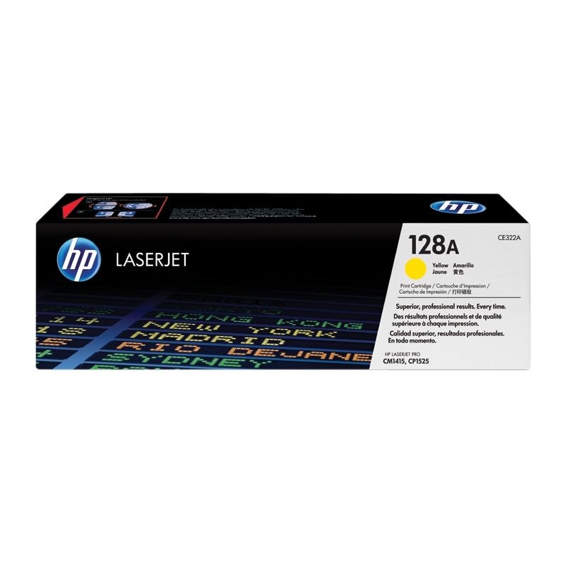 HP CE322A Original Tonerkassette 128A gelb