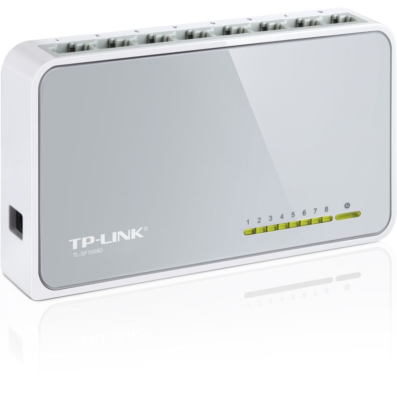 TP-LINK TL-SF1008D 8x Port Desktop Switch