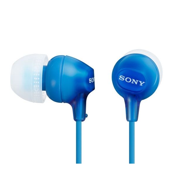 SONY MDR-EX15LPI In Ohr Kopfhörer 9mm Treiber blau