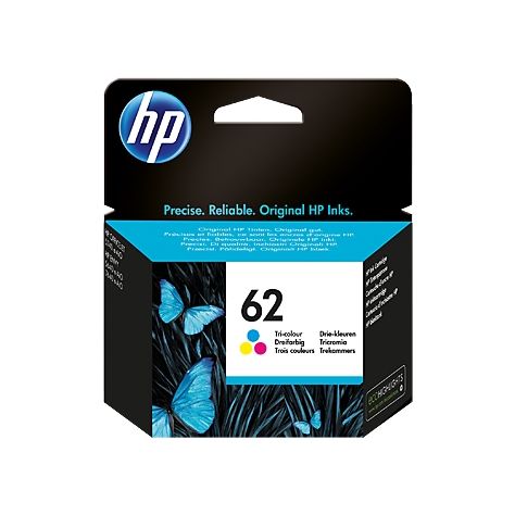 HP C2P06AE Original Druckerpatrone 62 color 165 S. Cyan/Magenta/Gelb