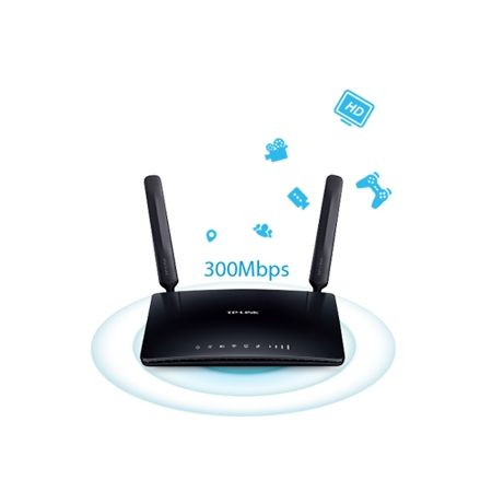 TP-LINK N300 TL-MR6400 300MBit WLAN-n s-4G LTE Desktop Router