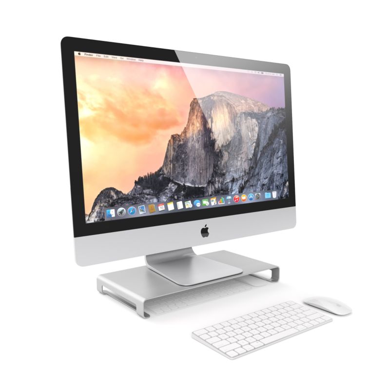 Satechi Slim Aluminum Monitor Stand Silber