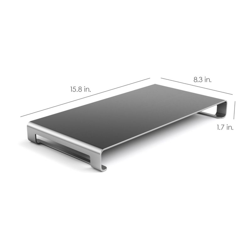 Satechi Slim Aluminum Monitor Stand Space Gray