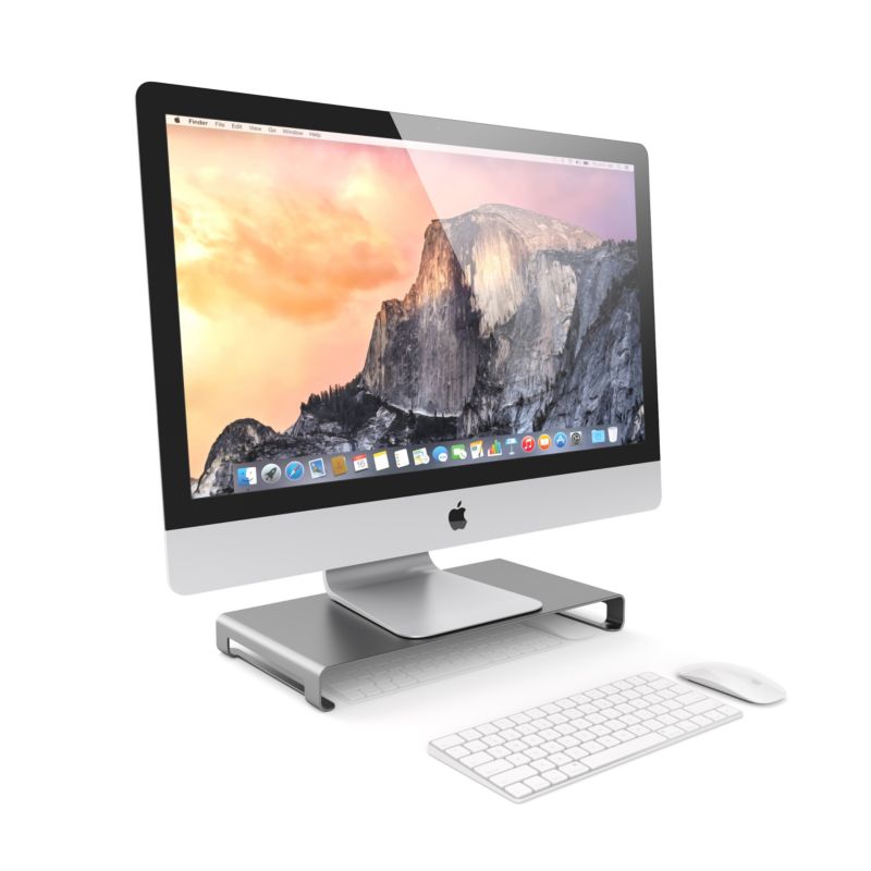 Satechi Slim Aluminum Monitor Stand Space Gray