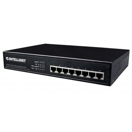 Intellinet 8-Port PoE+ Web Managed Desktop Switch davon 8x PoE+ max. 140W