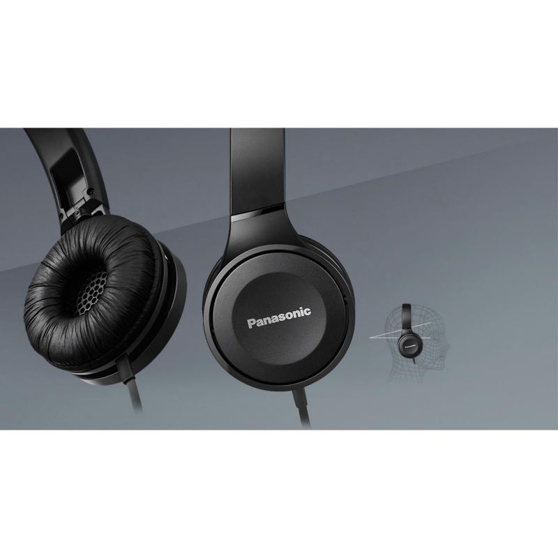 Panasonic RP-HF100 On-Ear Kopfhörer schwarz