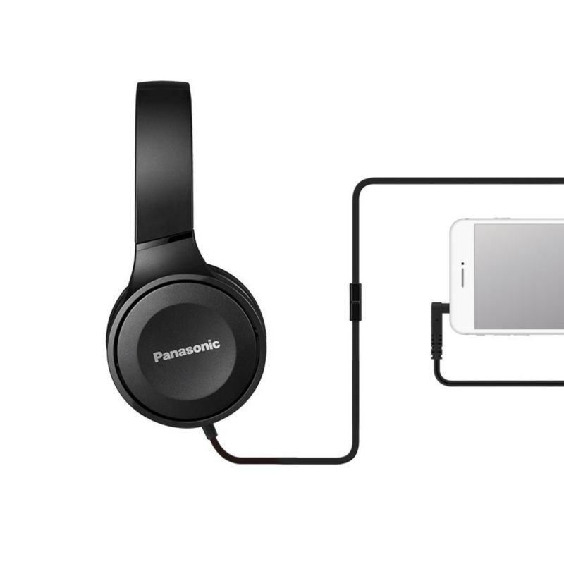 Panasonic RP-HF100 On-Ear Kopfhörer schwarz