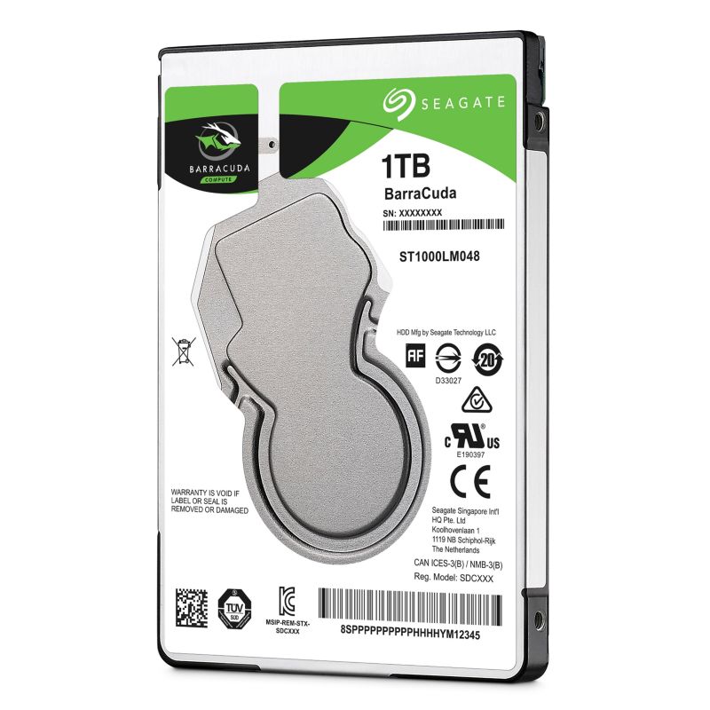 Seagate BarraCuda HDD ST1000LM048 - 1TB 5400rpm 128MB 2.5zoll SATA600