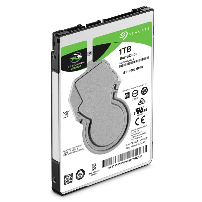 Seagate BarraCuda HDD ST1000LM048 - 1TB 5400rpm 128MB 2.5zoll SATA600