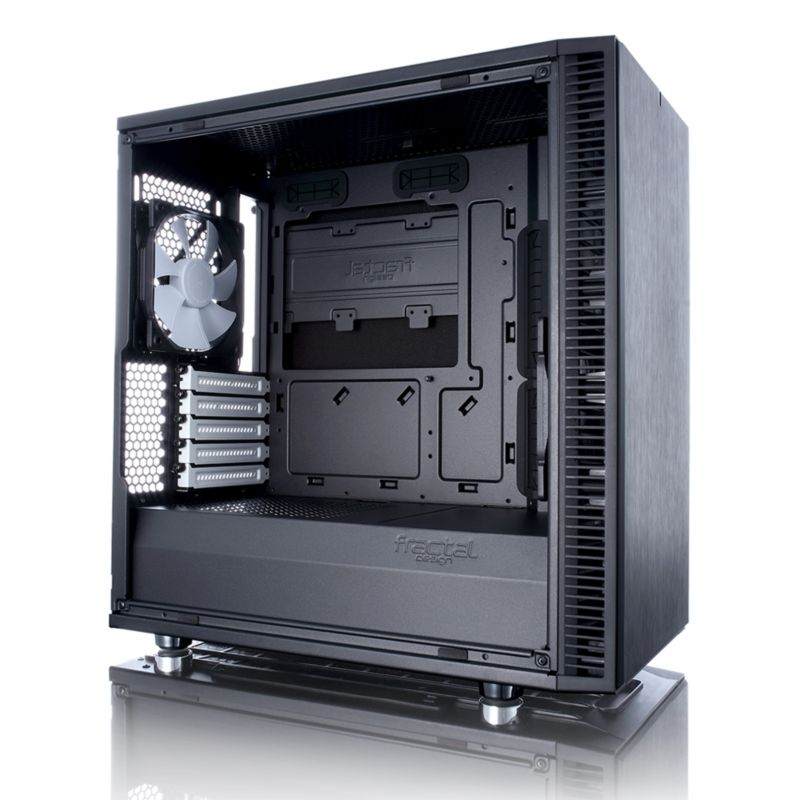 Fractal Design Define Mini C mATX Gaming Gehäuse Seitenfenster, schallgedämmt