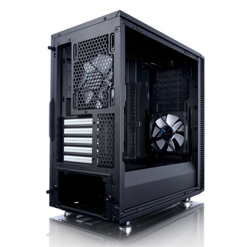 Fractal Design Define Mini C mATX Gaming Gehäuse Seitenfenster, schallgedämmt