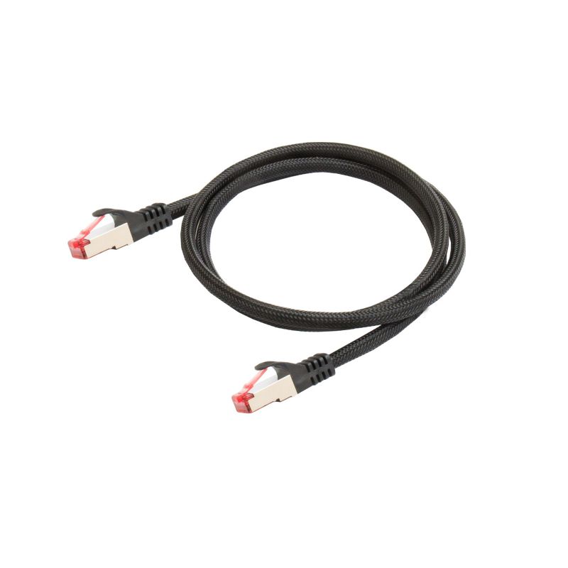 Python RNS Patchkabel Cat.6 S/FTP PiMF PVC 250MHz OFC 0,25m schwarz