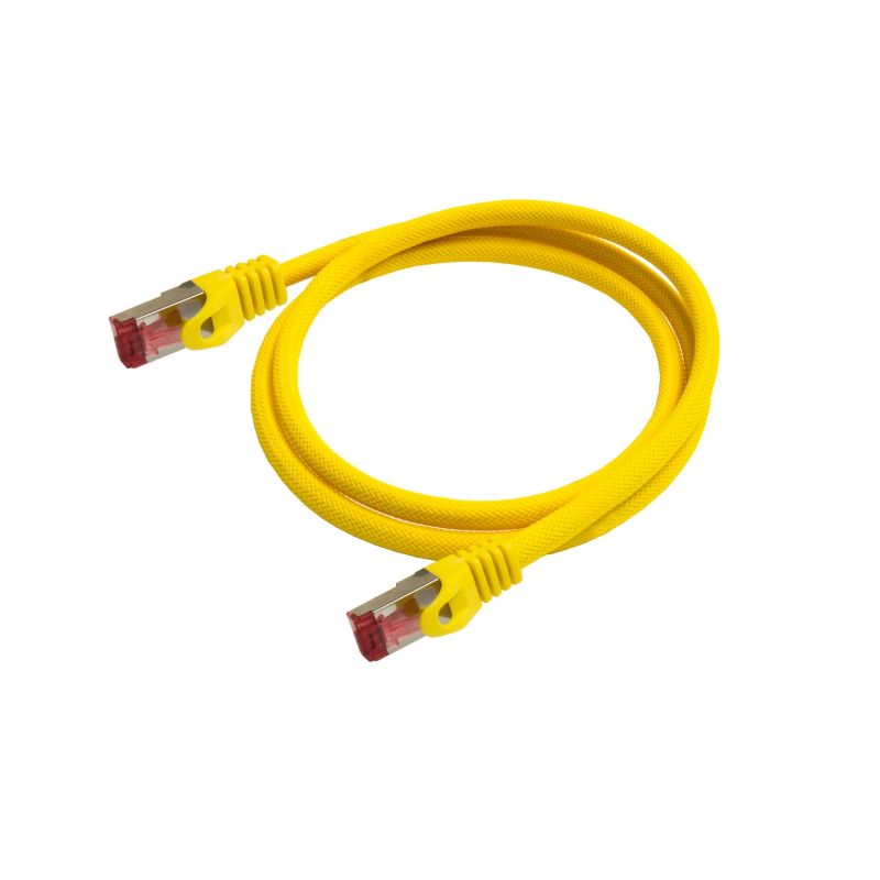 Python RNS Patchkabel Cat.6 S/FTP PiMF PVC 250MHz OFC 0,25m gelb