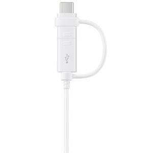 Samsung EP-DG930 2-in-1-Datenkabel microUSB und USB-C, weiß