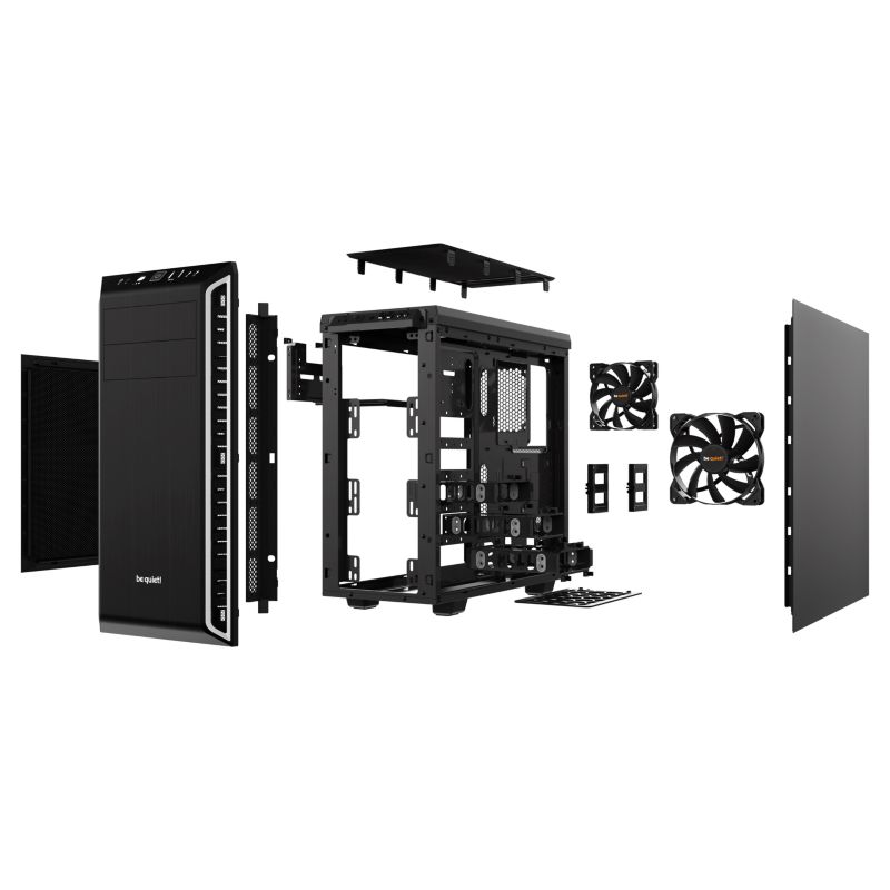 be quiet! Pure Base 600 Schwarz Midi Tower Gehäuse ATX/mATX/Mini-ITX