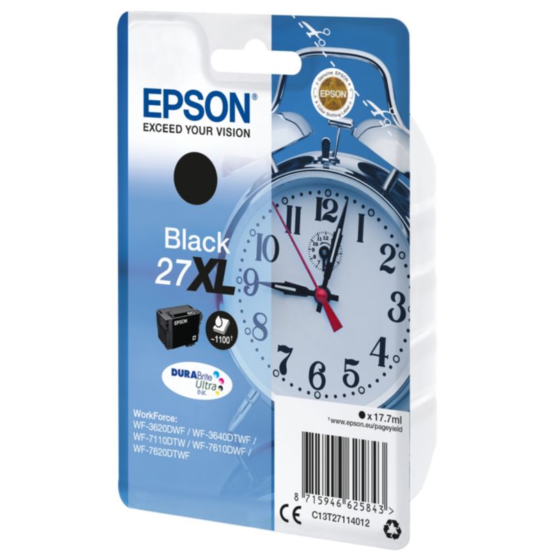 Epson C13T27114012 Druckerpatrone 27XL schwarz DURABrite Ultra Ink