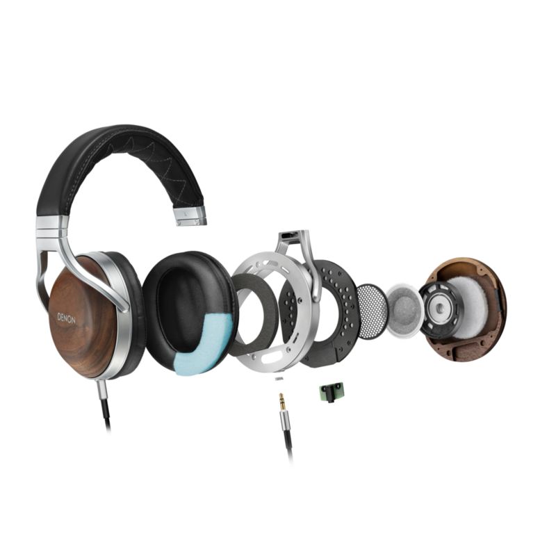 Denon AH-D7200 Referenz-Over Ear Kopfhörer mit Wallnusohrschalen