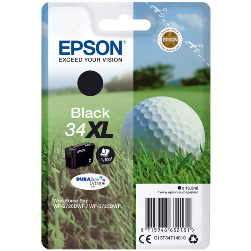 Epson C13T34714010 Druckerpatrone 34XL schwarz hohe Kapazität