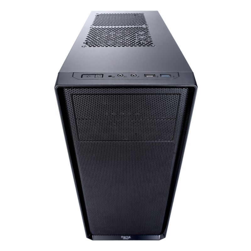 Fractal Design Focus G ATX Gaming Gehäuse mit Seitenfenster, schwarz