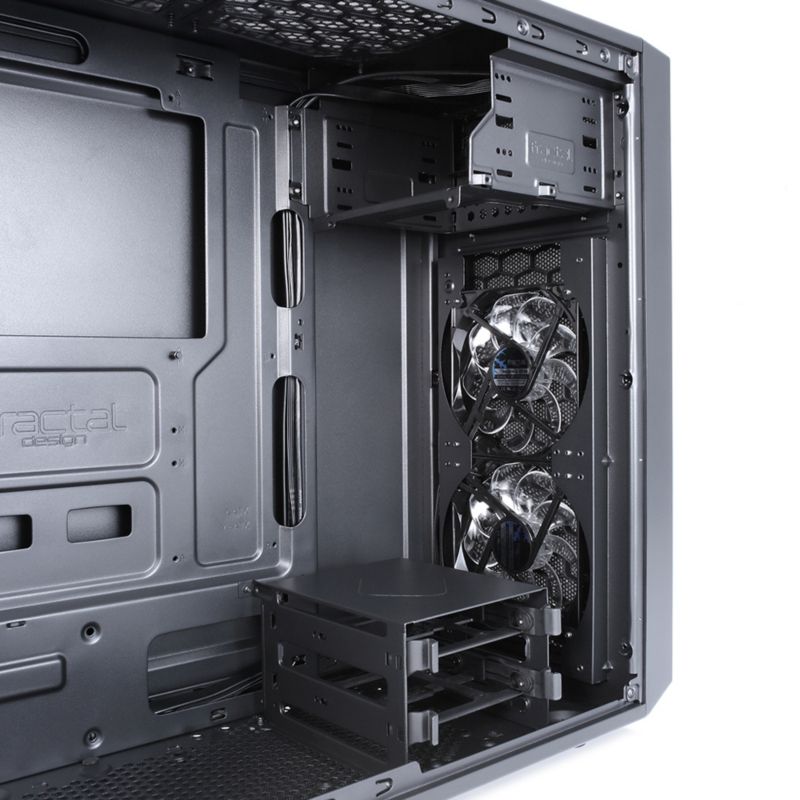 Fractal Design Focus G ATX Gaming Gehäuse mit Seitenfenster, schwarz