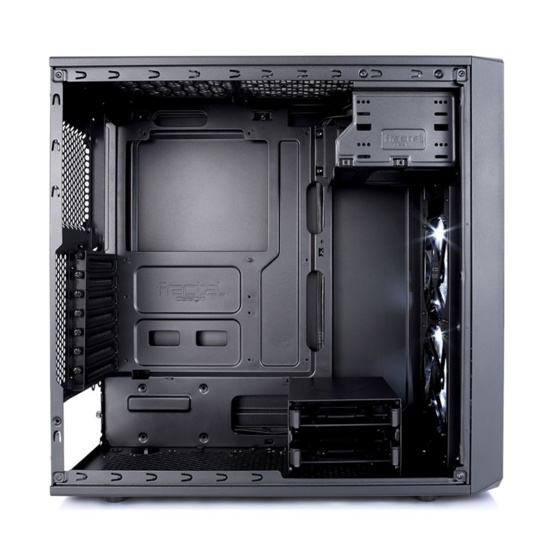 Fractal Design Focus G ATX Gaming Gehäuse mit Seitenfenster, schwarz