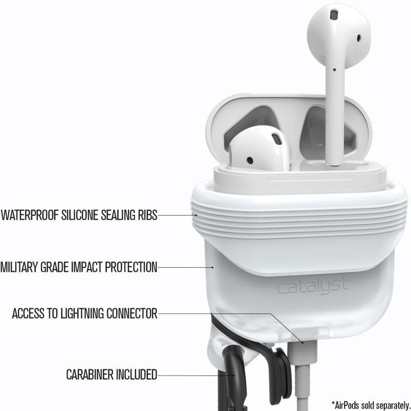 Catalyst AirPods Wasserdichtes Case Frost White