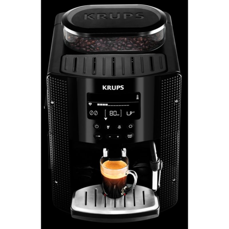 ++ EA Krups 8150 Schwarz Espresso-Kaffee-Vollautomat Cyberport