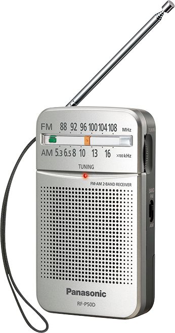 Panasonic RF-P50DEG-S Taschenradio silber