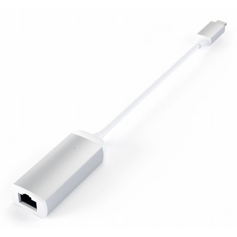 Satechi USB-C auf Ethernet Adapter Silber