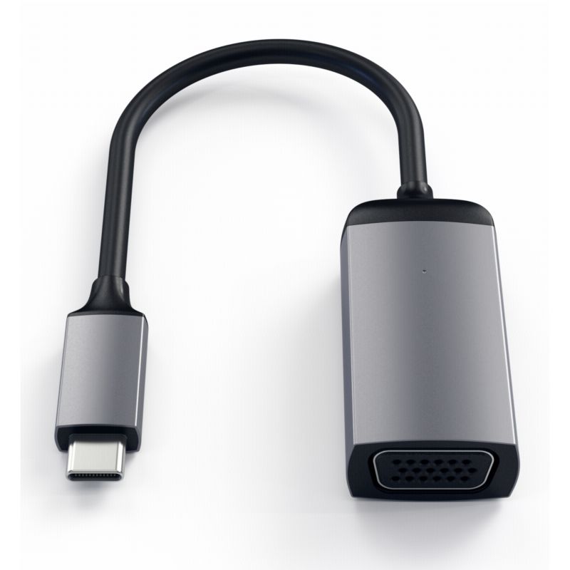 Satechi USB-C auf VGA Adapter Space Gray