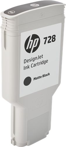 HP 728 Original Druckerpatrone mattschwarz 300ml F9J68A