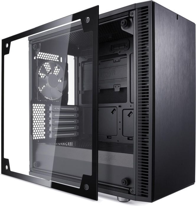 Fractal Design Define Mini C TG mATX Gaming Gehäuse Seitenfenster schallgedämmt