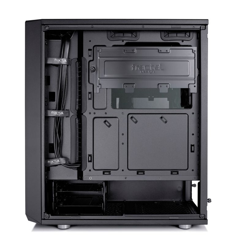 Fractal Design Meshify C ATX Gaming Gehäuse mit TG Seitenfenster, schallgedämmt