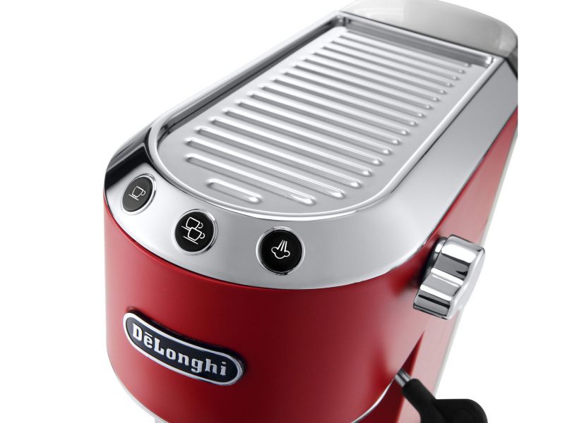 DeLonghi EC 685.R Dedica Style Siebträger Espressomaschine Rot