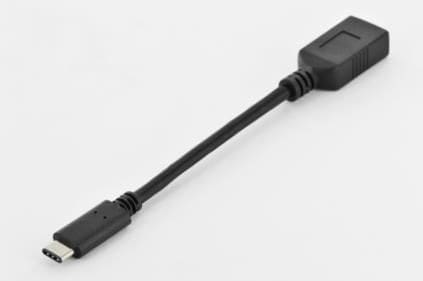 Assmann USB 3.1 OTG Adapterkabel C auf A Buchse 0,15m schwarz