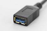 Assmann USB 3.1 OTG Adapterkabel C auf A Buchse 0,15m schwarz