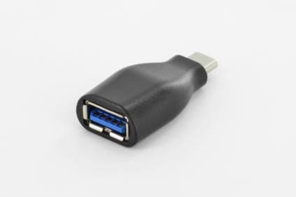 Assmann USB Type C Adapter Typ C auf A schwarz