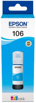 Epson C13T00R240 Original Tintenbehälter 106 Cyan EcoTank 70ml 5.000