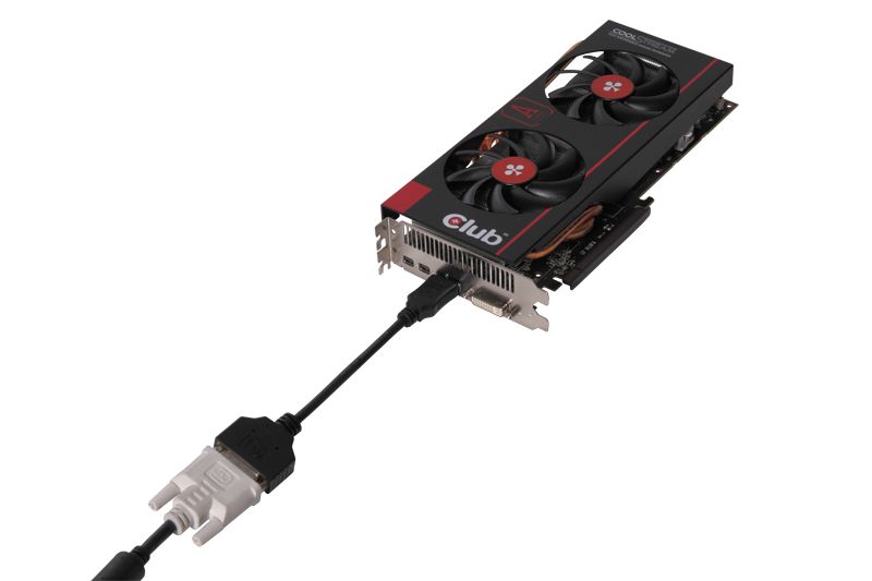 Club 3D HDMI zu DVI Adapter Stecker schwarz