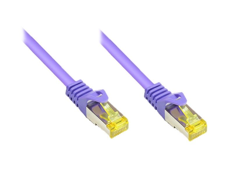 Good Connections 0,25m RNS Patchkabel CAT7 S/FTP PiMF halogenfrei violett