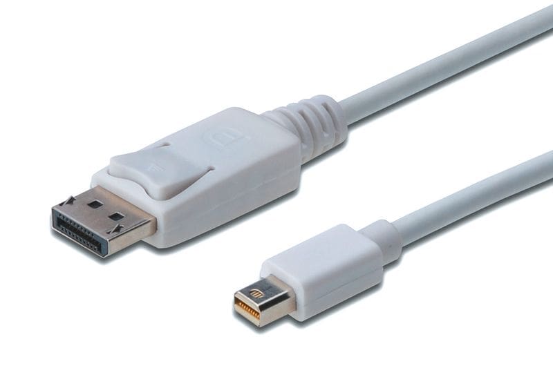 DIGITUS Mini Displayport/ Displayport 1.1a Kabel 2m Weiß