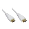 Good Connections High Speed HDMI Kabel mit Ethernet gold Stecker 3m weiß