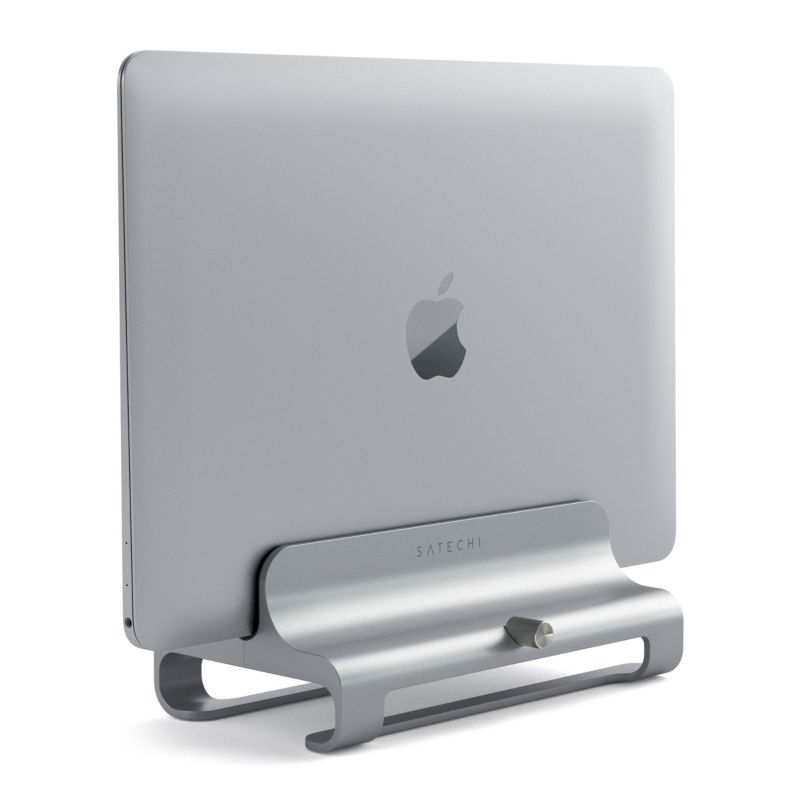 Satechi Aluminum Laptop Stand vertical silber