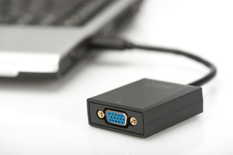 Digitus USB 3.0 auf VGA Grafikadapter schwarz